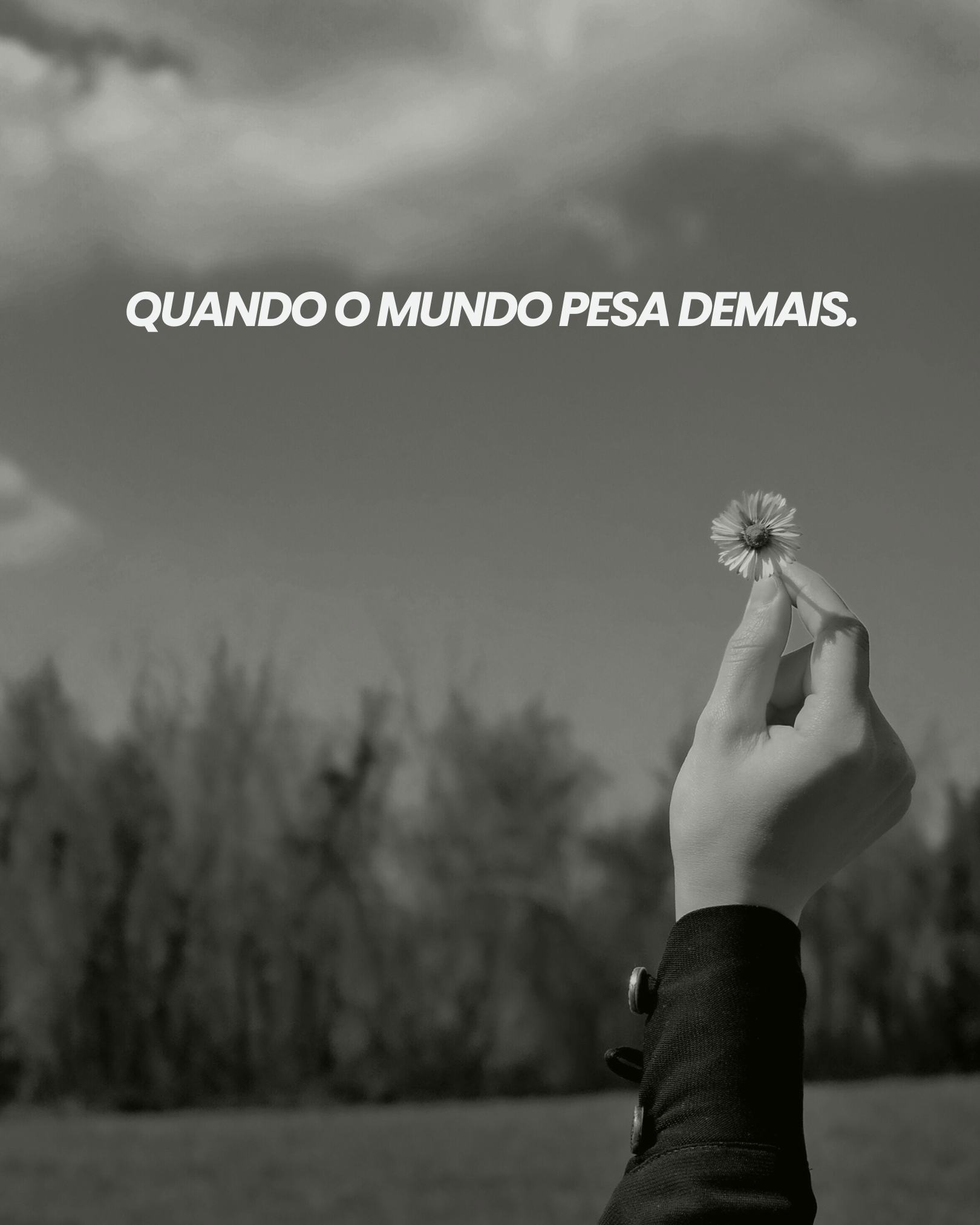 🌧️ Quando o mundo pesa demais: a arte de fazer pausas conscientes